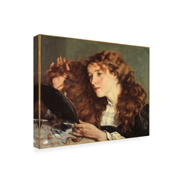 Gustave Courbet 'Jo, The Beautiful Irish Girl' Canvas Art,24x32